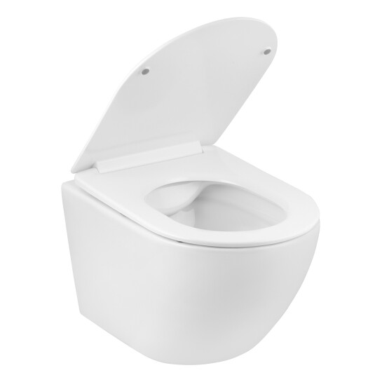 Додаткове фото - Комплект 4 в 1: Інсталяція GROHE Solido  3 в 1 3884966Q + Унітаз безобідковий Kroner Harz WHI523632 RIMLESS з сидінням Slim Duroplast / Soft-close / Quick relase KH523632WHIR (3884966KH523632)