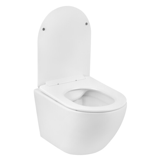 Додаткове фото - Комплект 4 в 1: Інсталяція GROHE Solido  3 в 1 3884966Q + Унітаз безобідковий Kroner Harz WHI523632 RIMLESS з сидінням Slim Duroplast / Soft-close / Quick relase KH523632WHIR (3884966KH523632)