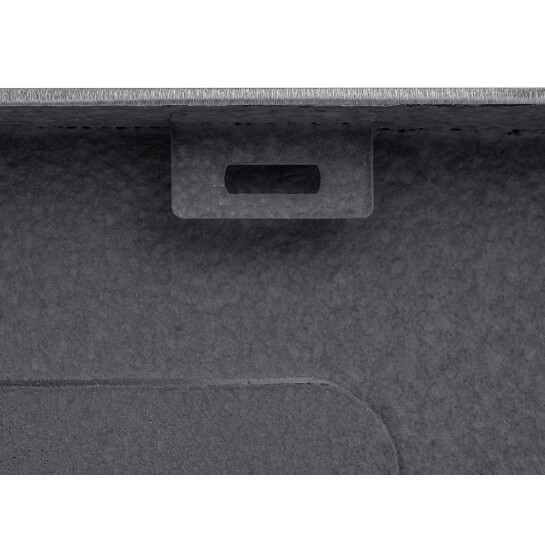 Додаткове фото - Кухонна мийка Kroner KRP Schwarze - 6350HM PVD (3.0/1.0 мм)