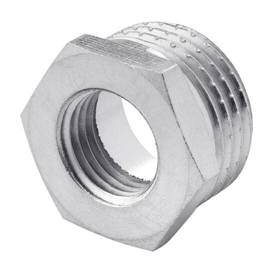 Додаткове фото - Футорка Karro 3/4"х1/2" ЗВ нікельована KR-3115