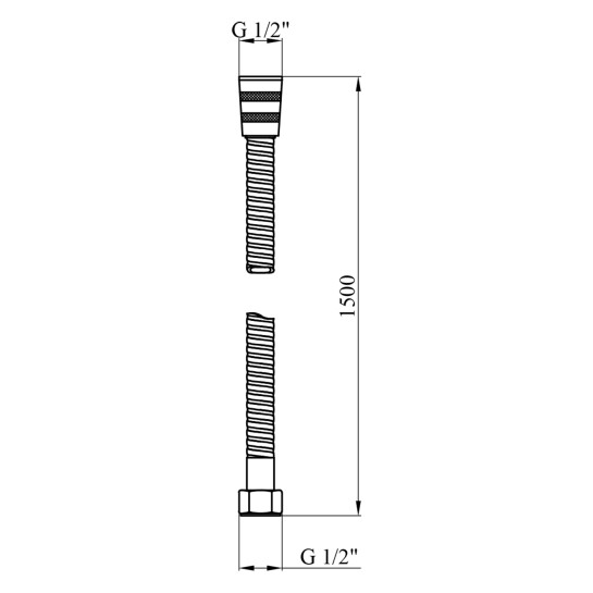 Додаткове фото - Шланг для душу Kroner KRP - SCH620