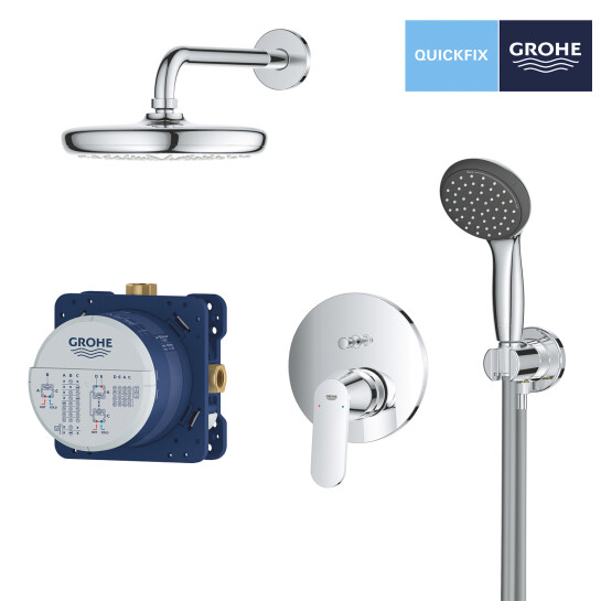 Додаткове фото - Душова система прихованого монтажу Grohe QuickFix Get Vitalio Start 210 25220001