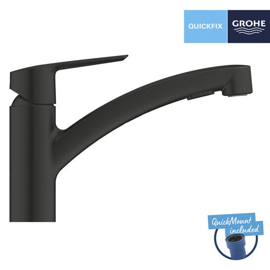 Додаткове фото - Змішувач для кухні Grohe QuickFix Start 303072431