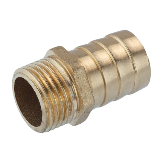 Штуцери латунні Штуцер LexLine 1/2" РЗ, D=20 мм латунний УК0008-7