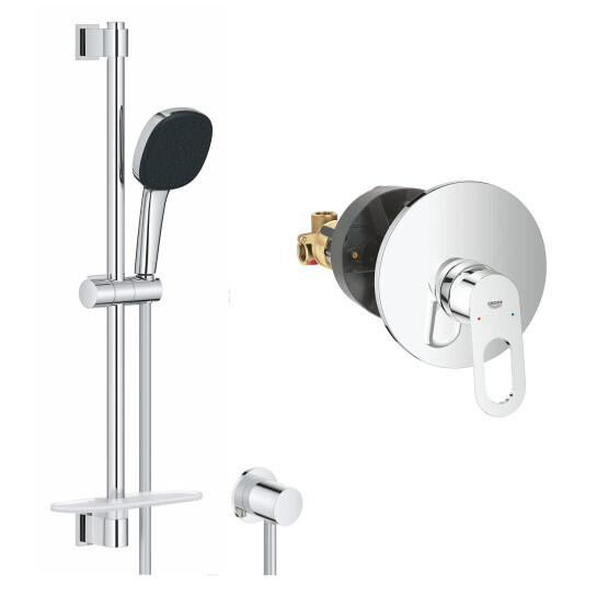 Головне фото - Душова система Grohe Bauloop з гарнітуром Vitalio Comfort 110 і підключенням Vitalio 2908026929