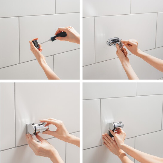 Додаткове фото - Душова система прихованого монтажу Grohe Vitalio Start 250 з виливом для ванни та змішувачем Bauloop UA290810R3