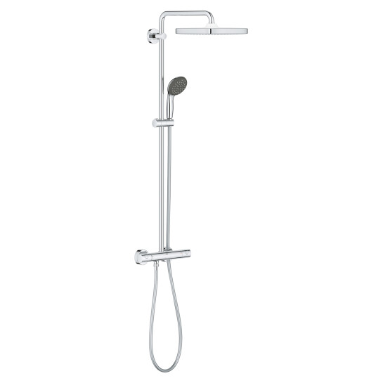 Душові системи Душова система термостатична Grohe QuickFix Vitalio Start System 250 Cube 26697000