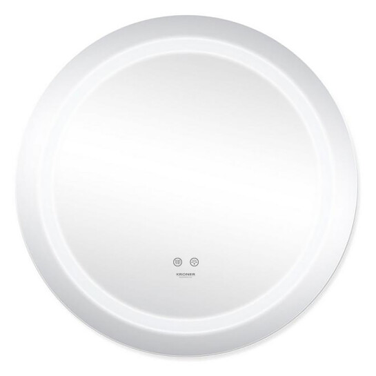 Додаткове фото - Дзеркало Kroner KRP Spiegel R2 - 6060 з LED-підсвічуванням та антизапотіванням