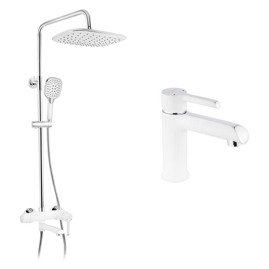 Головне фото - Набор 2 в 1 душова система Kroner Essen-W063 + змішувач Essen-W010