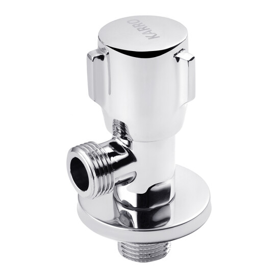 Крани приладові Кран приладовий для підключення Karro 1/2"х1/2" ЗЗ хромований KR-3127