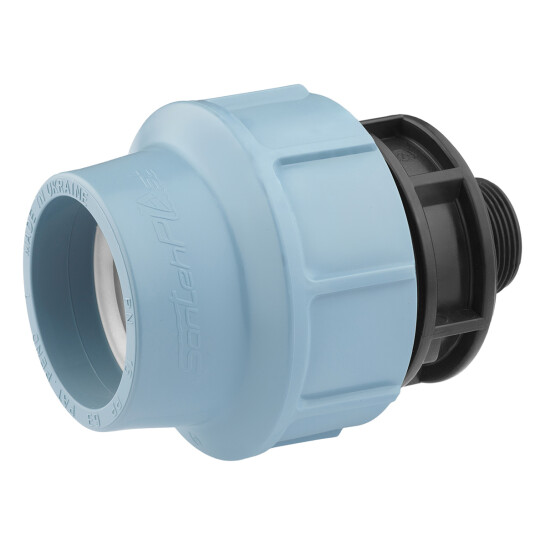 Головне фото - Муфта ПЕ SantehPlast 63x1 1/4" РЗ