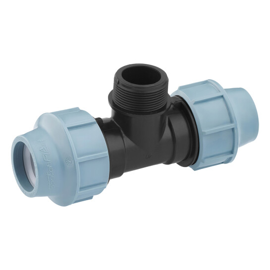 Головне фото - Трійник ПЕ SantehPlast 40х1 1/2"х40 РЗ