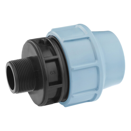 Додаткове фото - Муфта ПЕ SantehPlast 63x1 1/2" РЗ