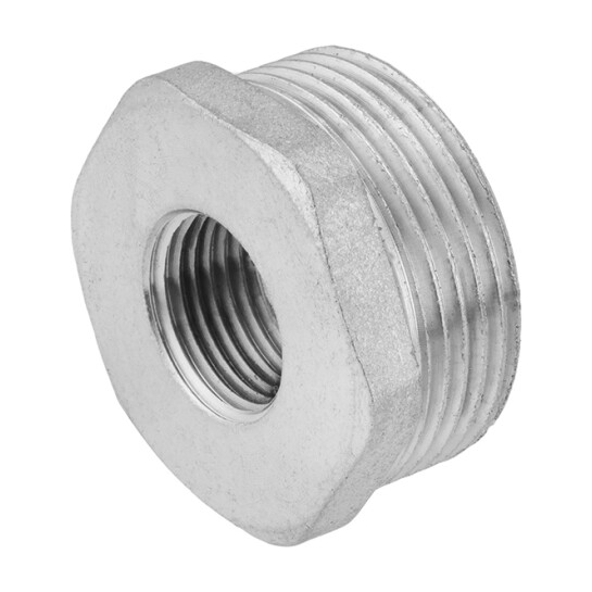Футорки латунні Футорка посилена LexLine 1 1/4"х1/2" ЗВ нікельована НК0710-Вн