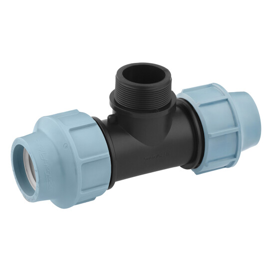 Головне фото - Трійник ПЕ SantehPlast 50х2"х50 РЗ