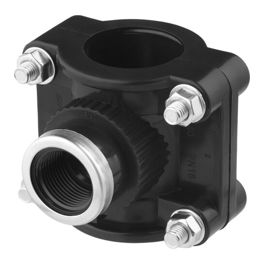 Додаткове фото - Сідлова врізка ПЕ SantehPlast 40х3/4"