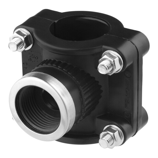 Додаткове фото - Сідлова врізка ПЕ SantehPlast 40х1"