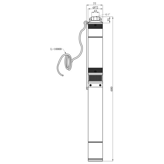 Додаткове фото - Насос глибинний Forwater 3QGDa750-120