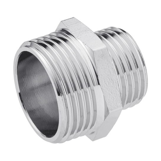 Ніпелі нержавіючі Ніпель перехідний WaGa 3/4"х1/2" ЗЗ нержавіюча сталь