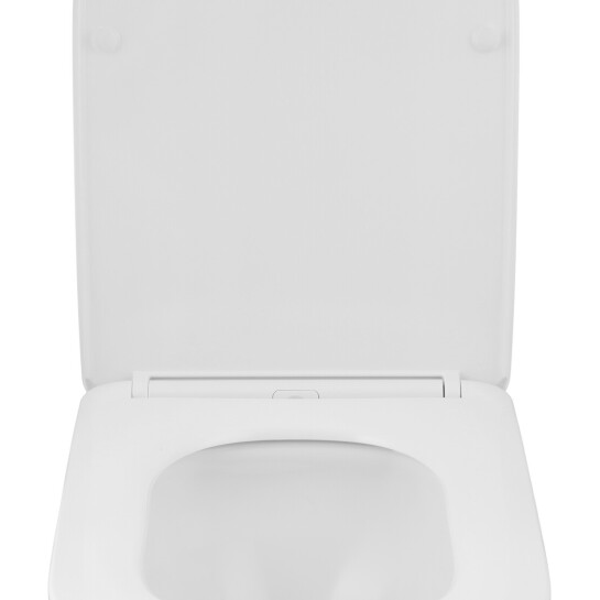 Додаткове фото - Комплект 4 в 1: Інсталяція Grohe Solido 2 в 1 38971000 + Панель змиву для унітаза Grohe Even Black 38966KV0 + Унітаз підвісний безобідковий Kroner Eifel WHI483429 TORNADO з сидінням Slim Duroplast / Soft-close / Quick relase KE483429WHIT(38971966KV0KE48T)