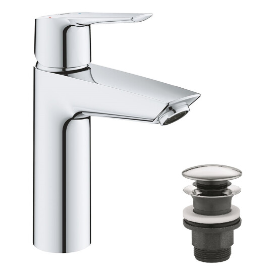 Головне фото - Змішувач для раковини Grohe QuickFix Start M-Size 23746002 з донним клапаном