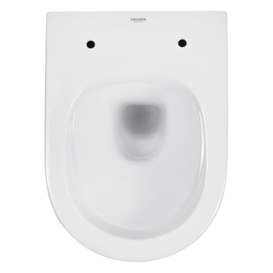 Додаткове фото - Комплект 4 в 1: Інсталяція Grohe Solido 2 в 1 38971000 + Панель змиву для унітаза Grohe Even Black 38966KV0 + Унітаз безободковий Kroner Harz WHI493736 RIMLESS з сидінням Slim Duroplast / Soft-close / Quick relase KH493736WHIR (38971966KV0KH49R)