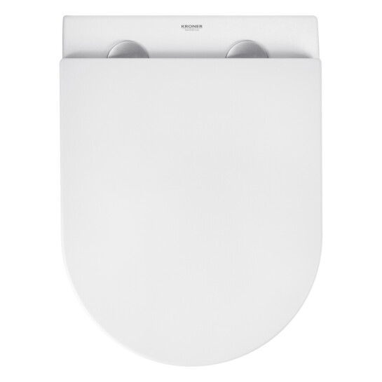 Додаткове фото - Комплект 4 в 1: Інсталяція Grohe Solido 2 в 1 38971000 + Панель змиву для унітаза Grohe Even Black 38966KV0 + Унітаз безободковий Kroner Harz WHI493736 RIMLESS з сидінням Slim Duroplast / Soft-close / Quick relase KH493736WHIR (38971966KV0KH49R)