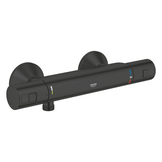 Додаткове фото - Змішувач термостатичний для душу Grohe QuickFix Start Black UA303908T2