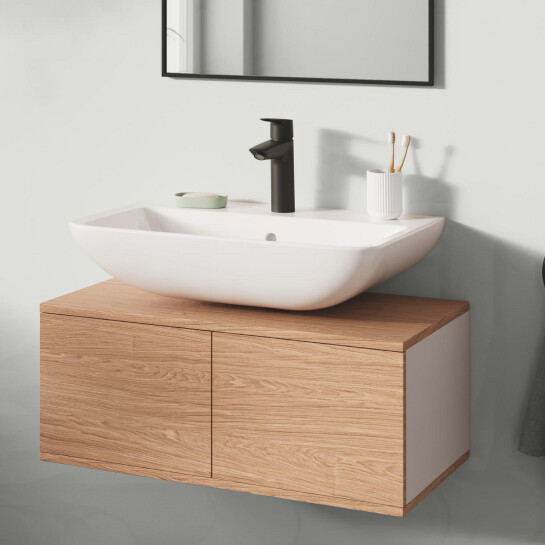 Додаткове фото - Набір змішувачів 3 в 1 для ванної кімнати Grohe QuickFix Start Black UA303305RM