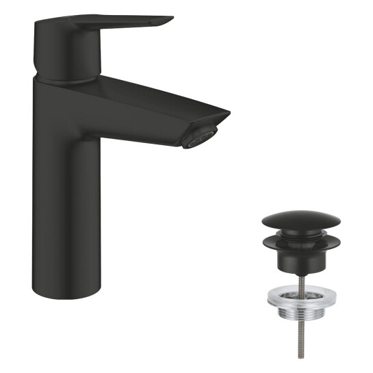 Додаткове фото - Набір змішувачів 3 в 1 для ванної кімнати Grohe QuickFix Start Black UA303305RM