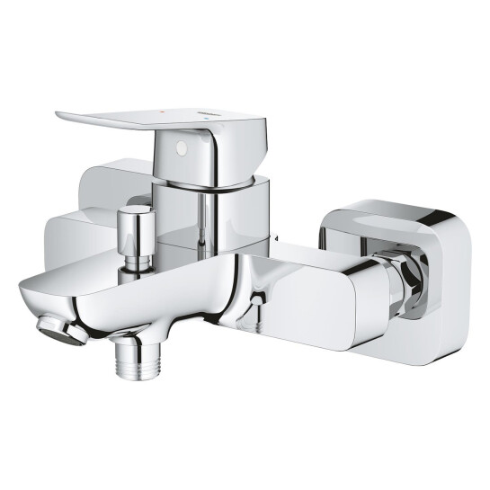 Додаткове фото - Набір змішувачів 2 в 1 для ванної кімнати Grohe QuickFix Flex Vitalio Comfort Cube зі змішувачем для раковини Dice (UA203170101)