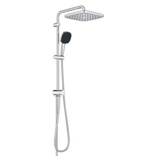 Додаткове фото - Набір змішувачів 2 в 1 для ванної кімнати Grohe QuickFix Flex Vitalio Comfort Cube зі змішувачем для раковини Dice (UA203170101)
