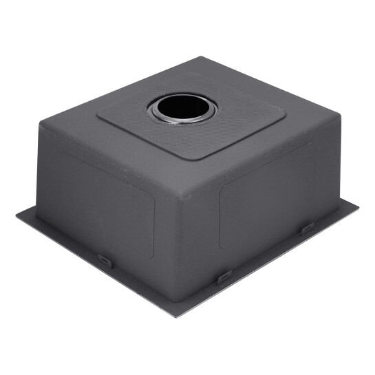 Додаткове фото - Кухонна мийка Kroner KRP Schwarze - 4545HM PVD (3.0/1.0 мм)