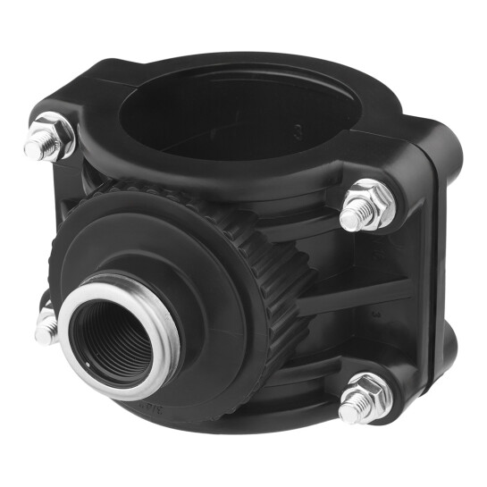 Додаткове фото - Сідлова врізка ПЕ SantehPlast 75х3/4"