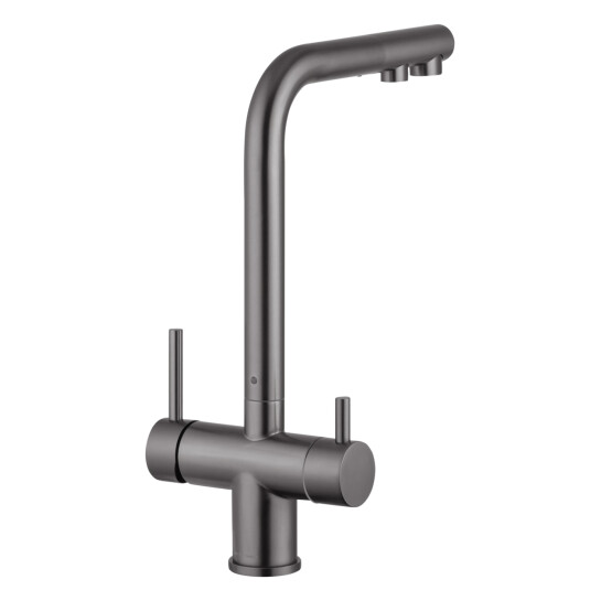 Додаткове фото - Змішувач для кухні з підключенням до фільтру Kroner KRP Edelstahl Klassisch - PVD03811