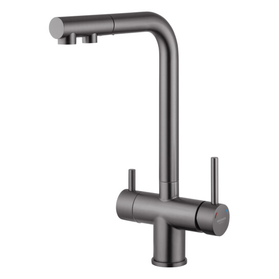 Додаткове фото - Змішувач для кухні з підключенням до фільтру Kroner KRP Edelstahl Klassisch - PVD03811