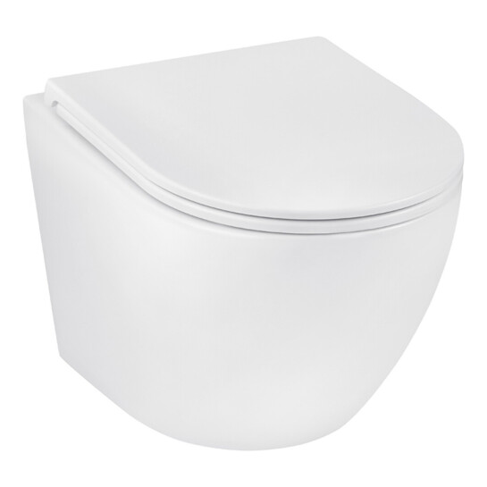 Додаткове фото - Комплект 4 в 1: Інсталяція Grohe Solido 2 в 1 38971000 + Панель змиву для унітаза Grohe Even 389662430 + Унітаз підвісний безобідковий Kroner Harz WHI493736 RIMLESS з сидінням Slim Duroplast / Soft-close / Quick relase KH493736WHIR (38971966243KH49R)