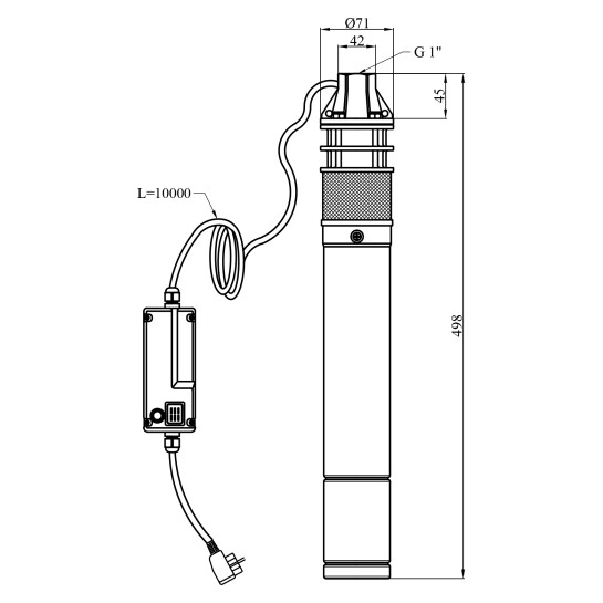 Додаткове фото - Насос глибинний Forwater 3SKM 100