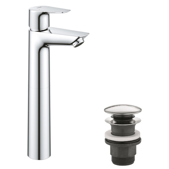 Головне фото - Змішувач для раковини Grohe QuickFix StartEdge XL-Size 23777001 з донним клапаном