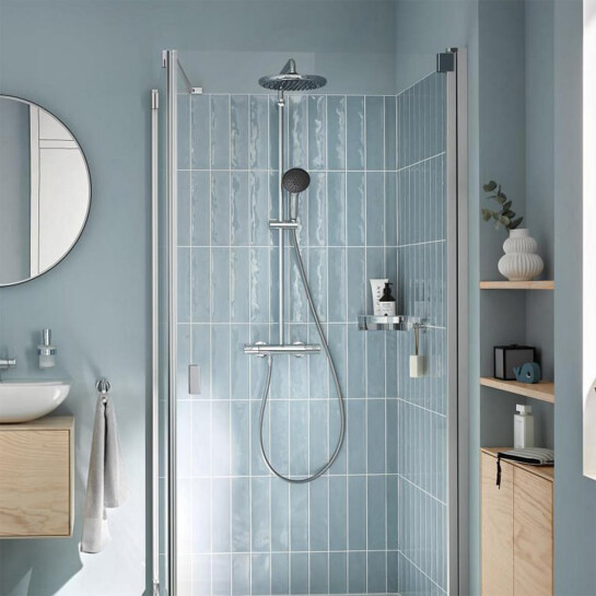 Додаткове фото - Душова система термостатична Grohe QuickFix Vitalio Start System 250 26678001 