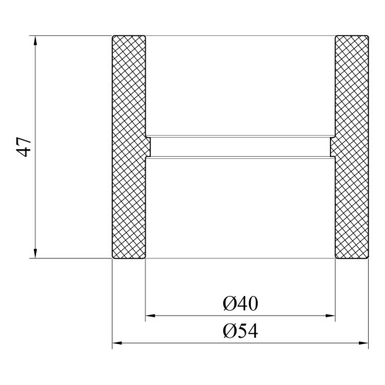 Додаткове фото - Муфта PPR GrandiTherm 40 мм