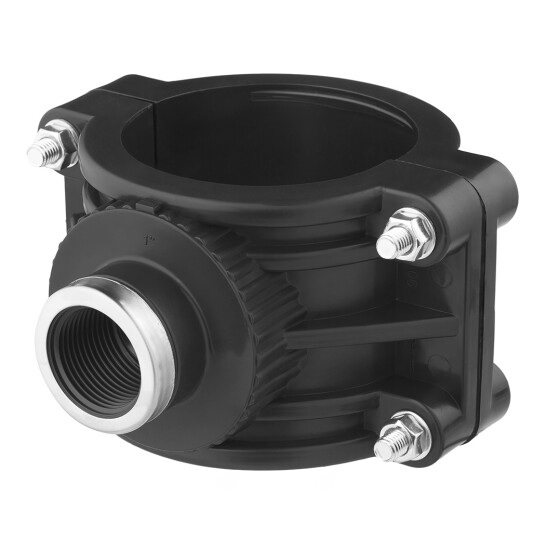 Додаткове фото - Сідлова врізка ПЕ SantehPlast 90х1"