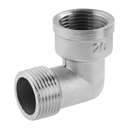 Кутники латунні Кутник посилений LexLine 3/4" ВЗ нікельований НК0120-1-Вн
