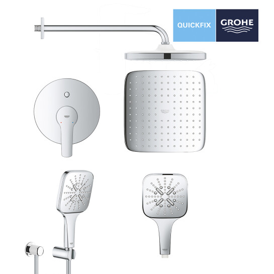 Додаткове фото - Душова система прихованого монтажу Grohe QuickFix Start UA25183007