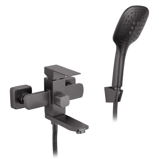 Головне фото - Змішувач для ванни Kroner KRP Edelstahl Kubus - PVD060