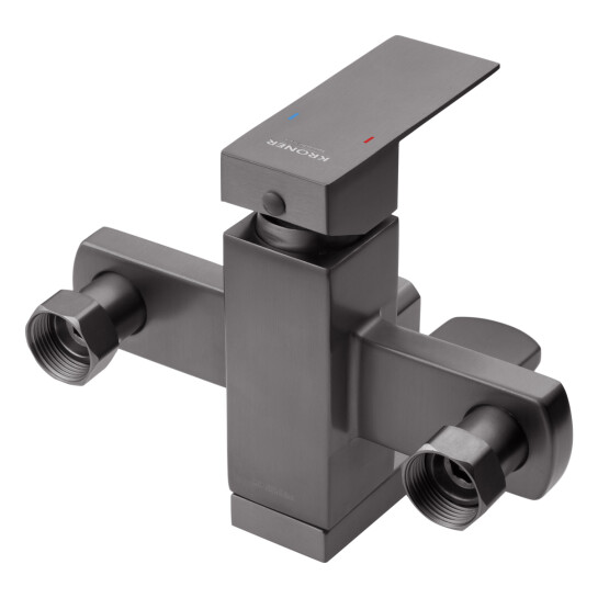 Додаткове фото - Змішувач для ванни Kroner KRP Edelstahl Kubus - PVD060