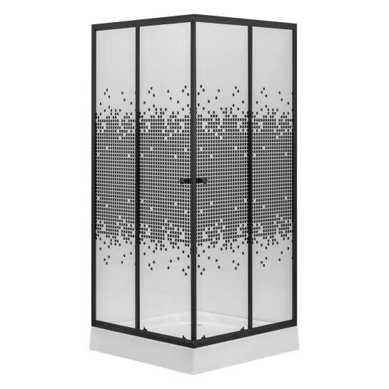 Головне фото - Душова кабіна Kroner KRP Eifel - Q.B.F.M.90x90 см