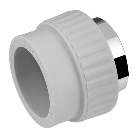 Додаткове фото - Муфта PPR Baux 50х1 1/2" РВ
