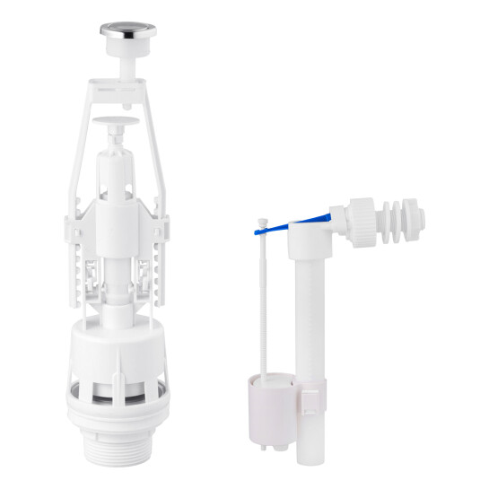 Зливні/наливні гарнітури Комплект для бачка унітаза Agua KIT42 з боковим підведенням 1/2"