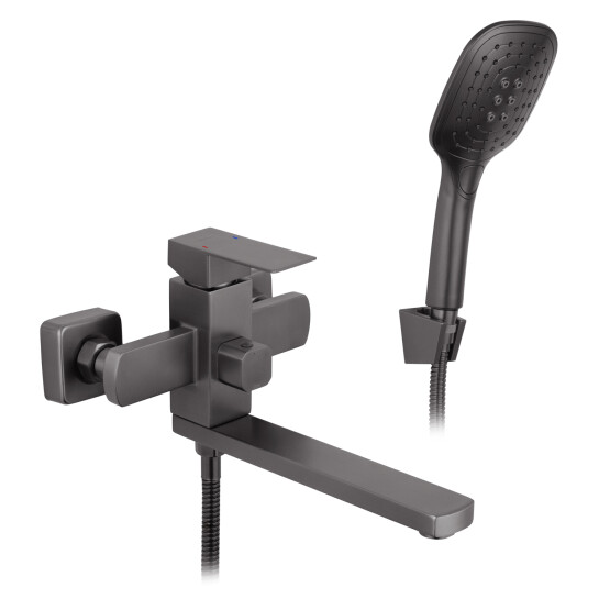 Головне фото - Змішувач для ванни Kroner KRP Edelstahl Kubus - PVD070